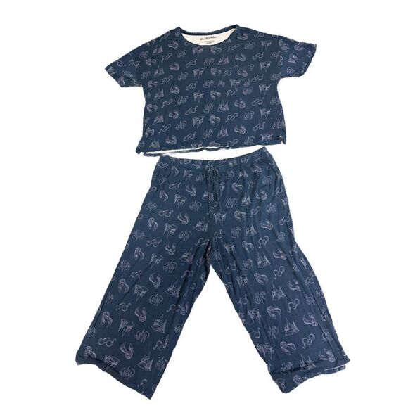 Harry Potter PJs/sleep set Capri bottoms size XL - Picture 1 of 7